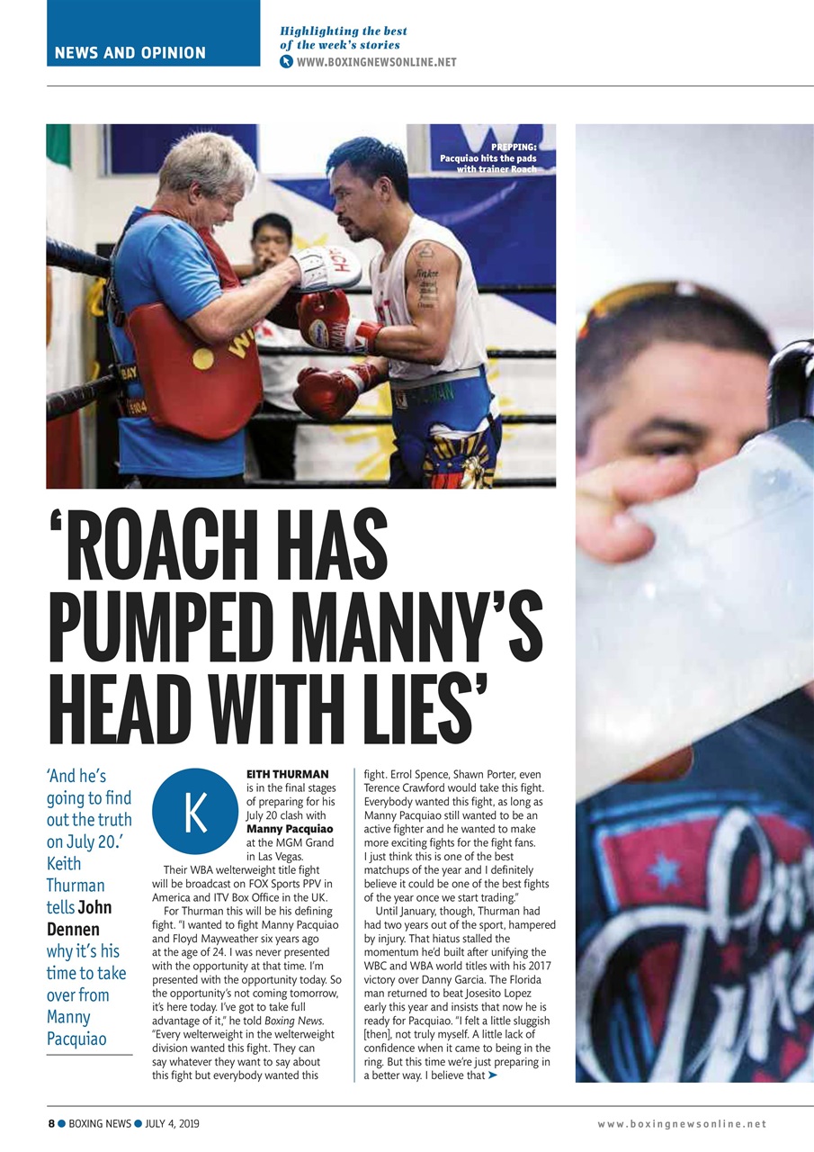 Boxing News Preview Pages