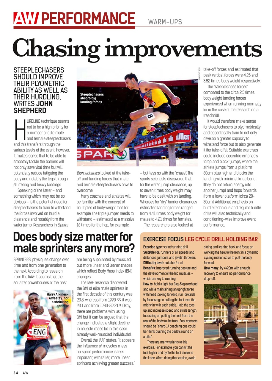 AW – Athletics Weekly Magazine Preview Pages