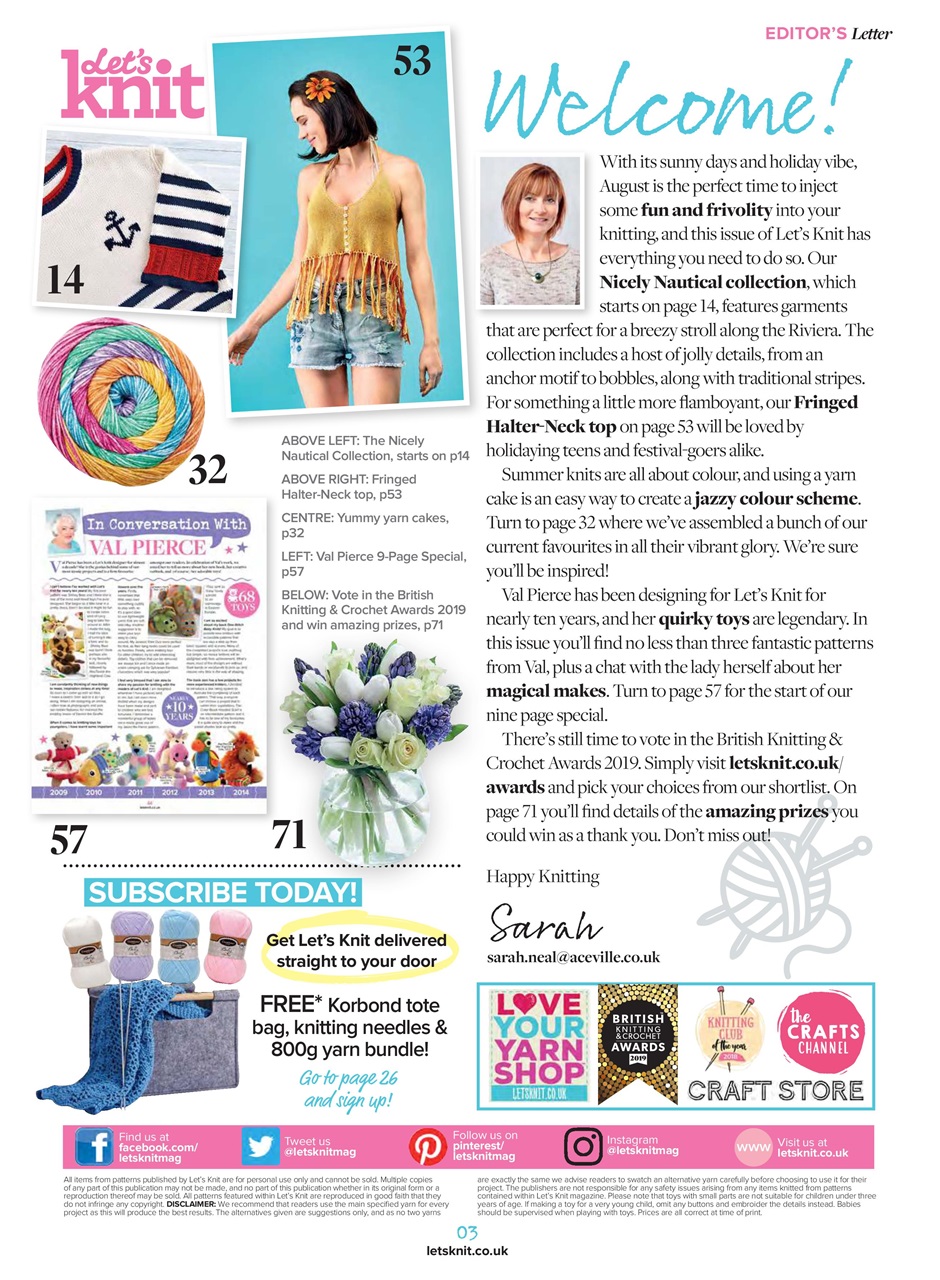 Let's Knit Preview Pages