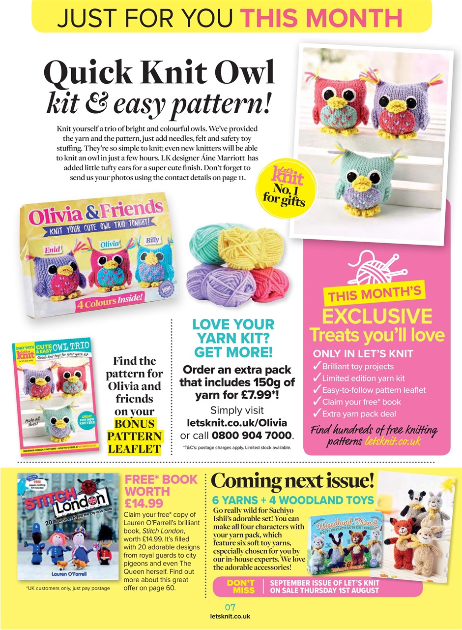 Let's Knit Preview Pages