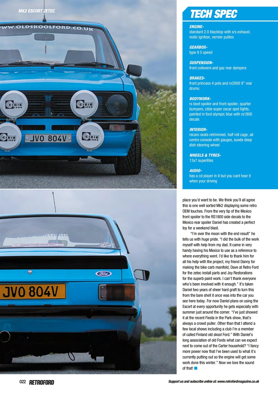 Retro Ford Preview Pages
