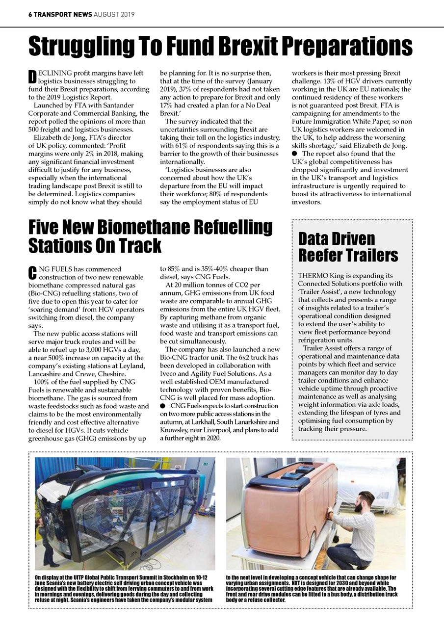 Transport News Preview Pages