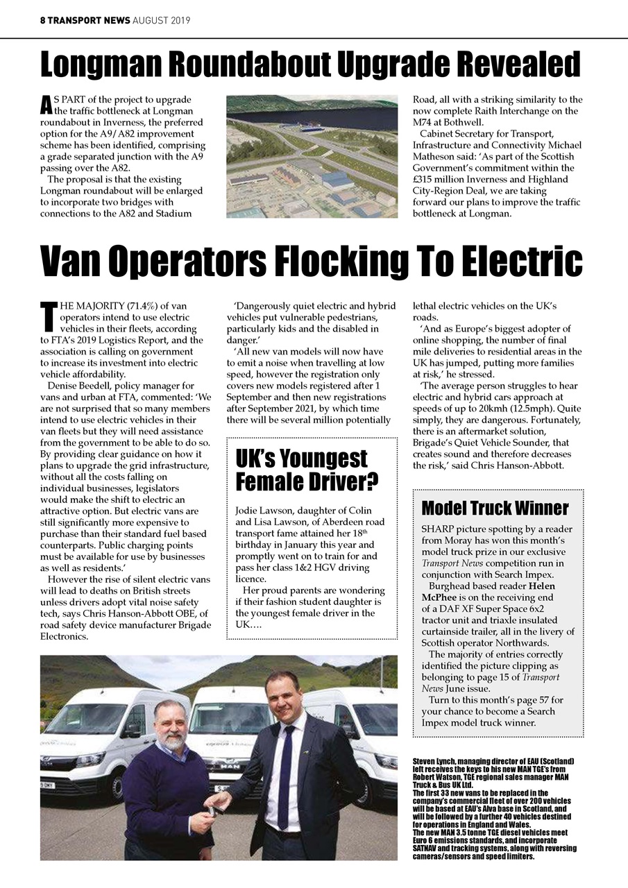 Transport News Preview Pages