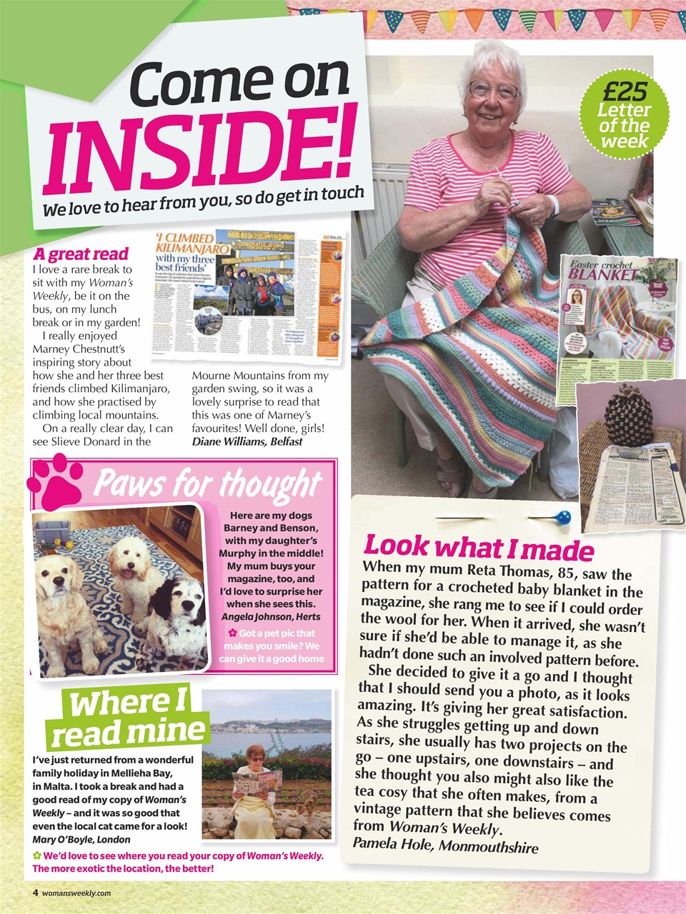 Woman's Weekly Preview Pages