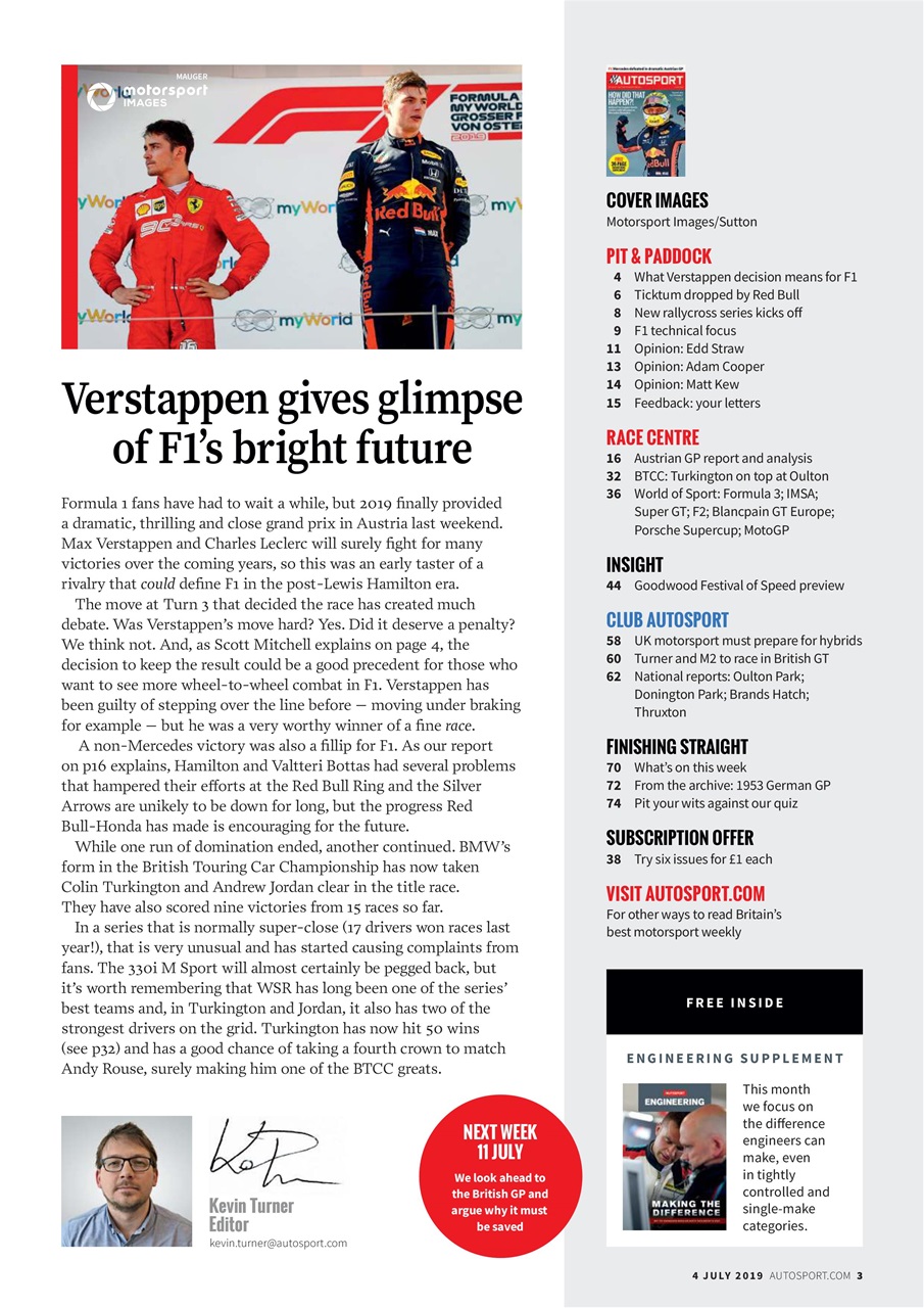 Autosport Preview Pages