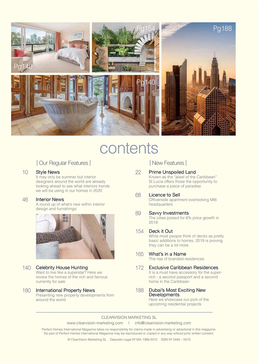 Perfect Homes Preview Pages