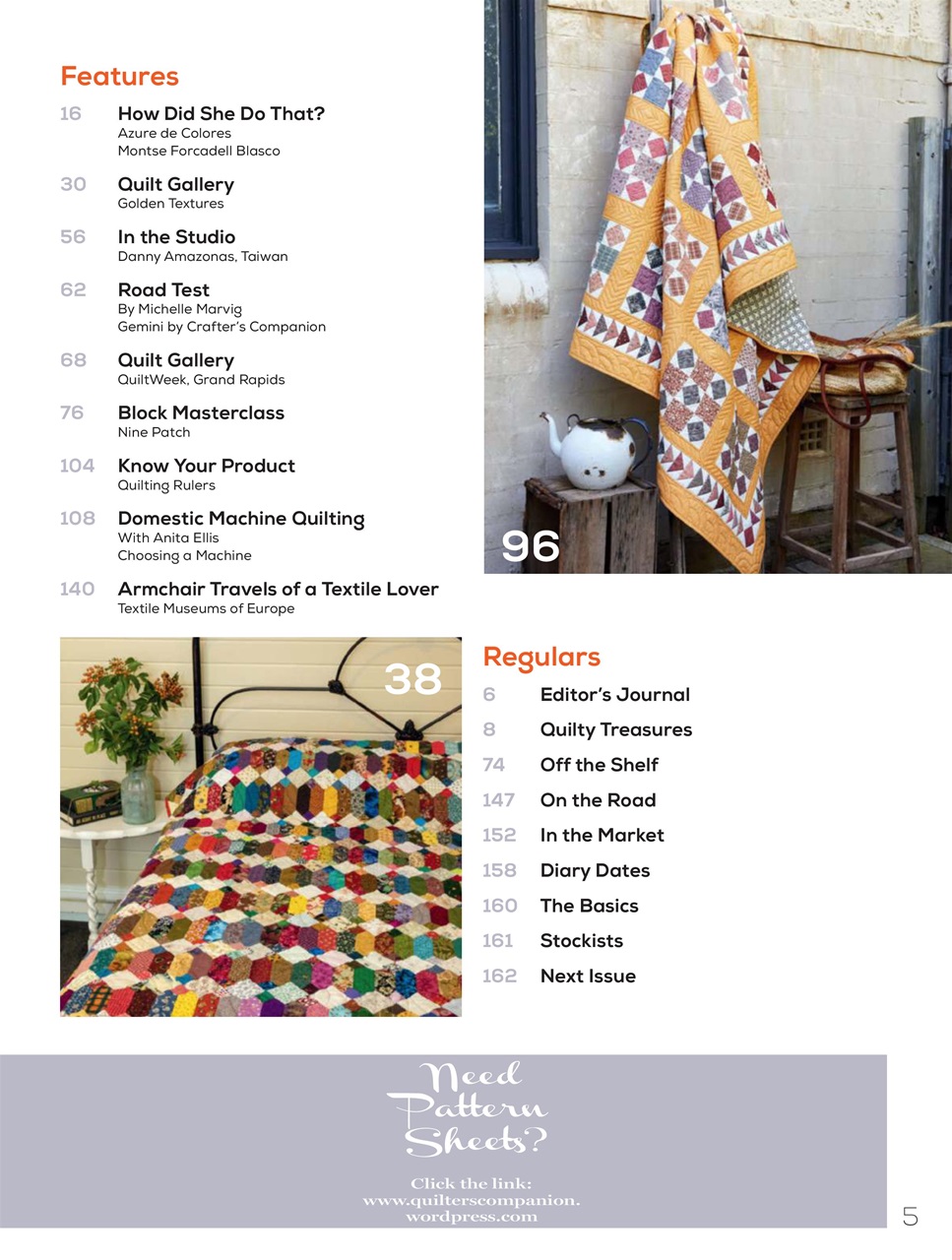 Quilters Companion Preview Pages