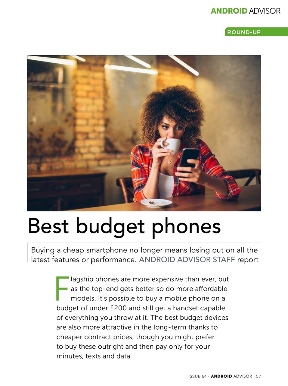 Android Advisor Preview Pages