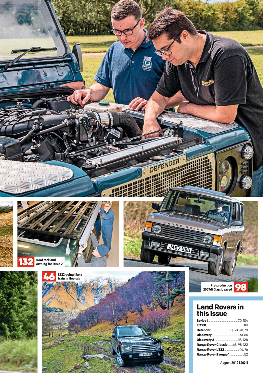 Land Rover Owner Preview Pages