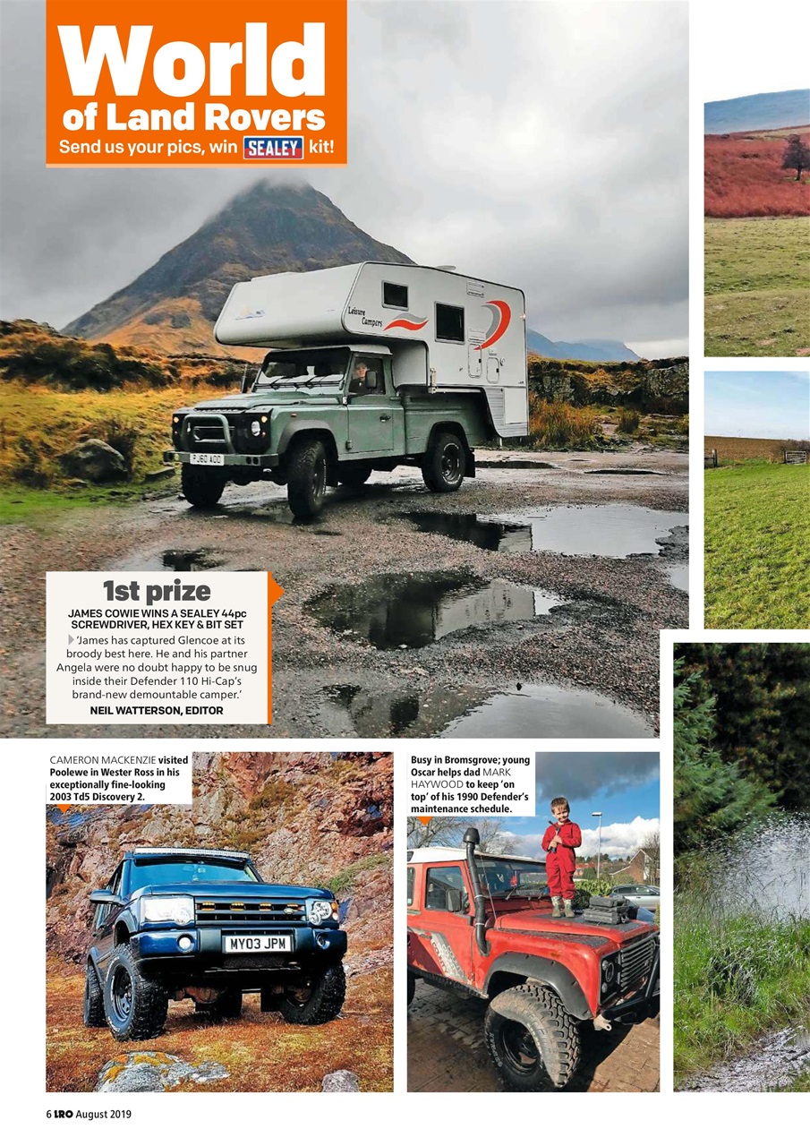 Land Rover Owner Preview Pages