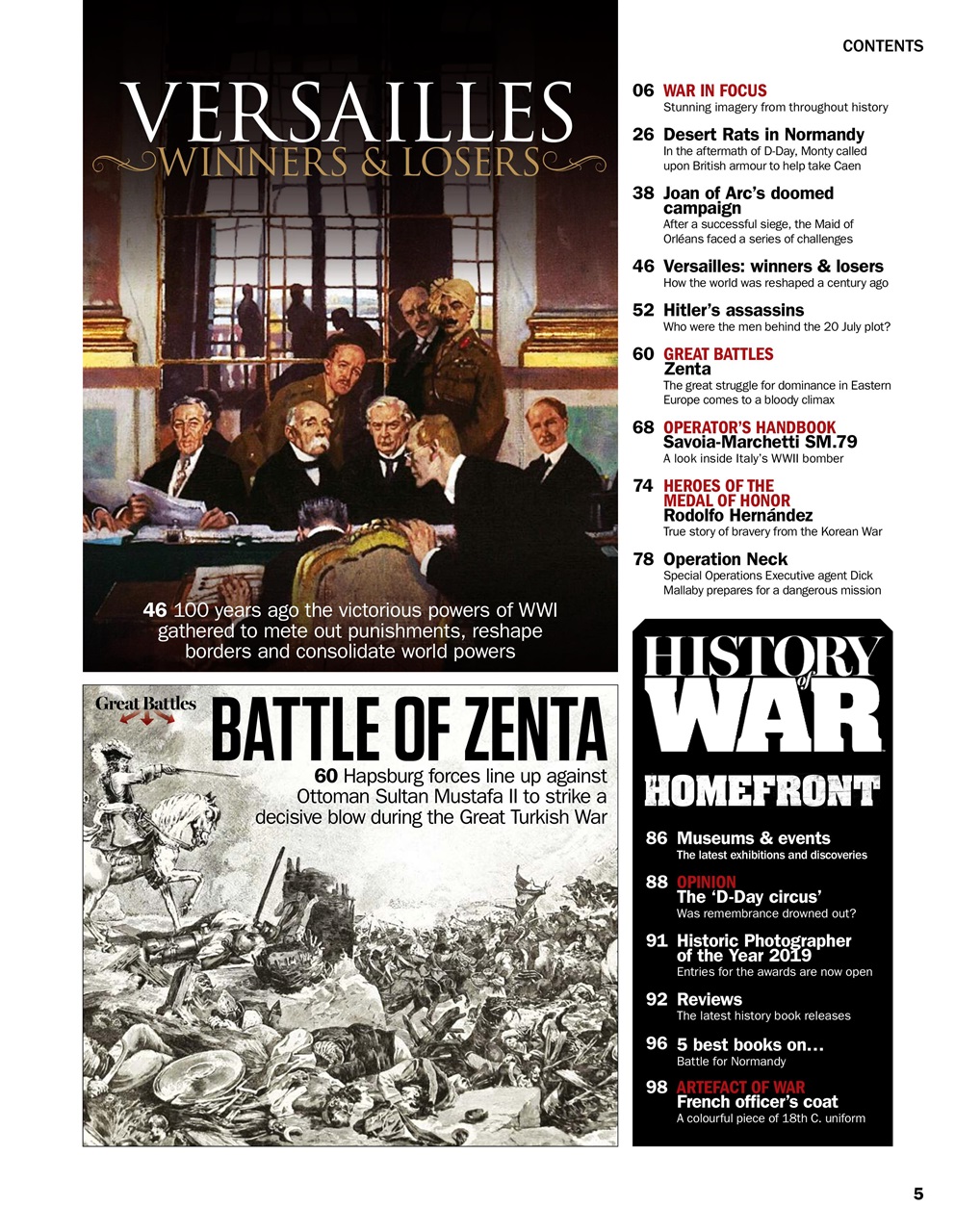 History of War Preview Pages