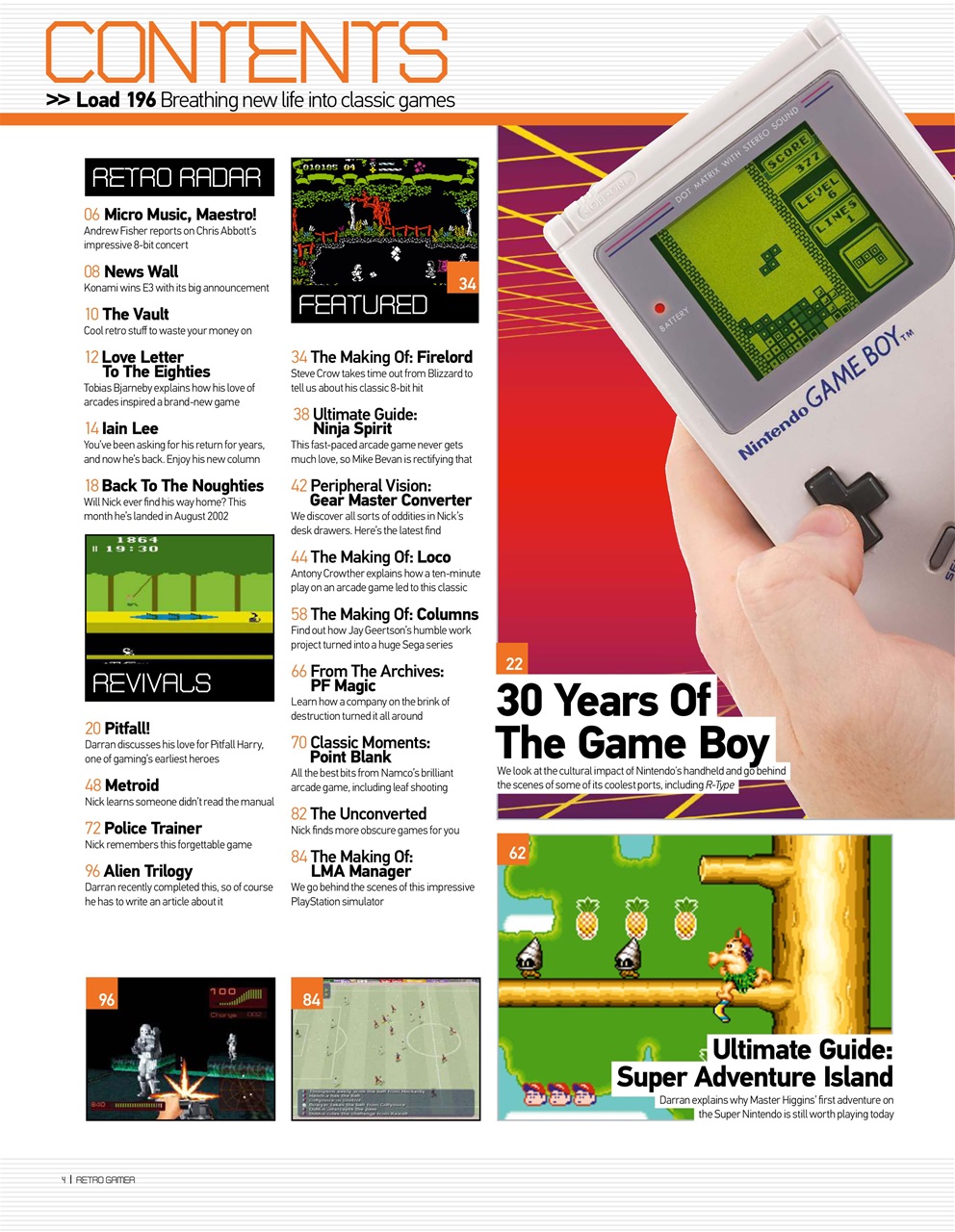 Retro Gamer Preview Pages