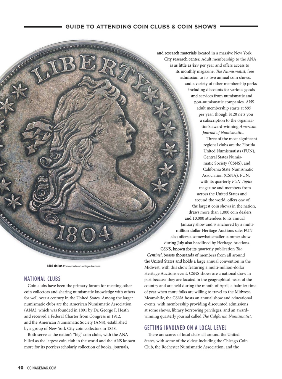 COINage Magazine Preview Pages