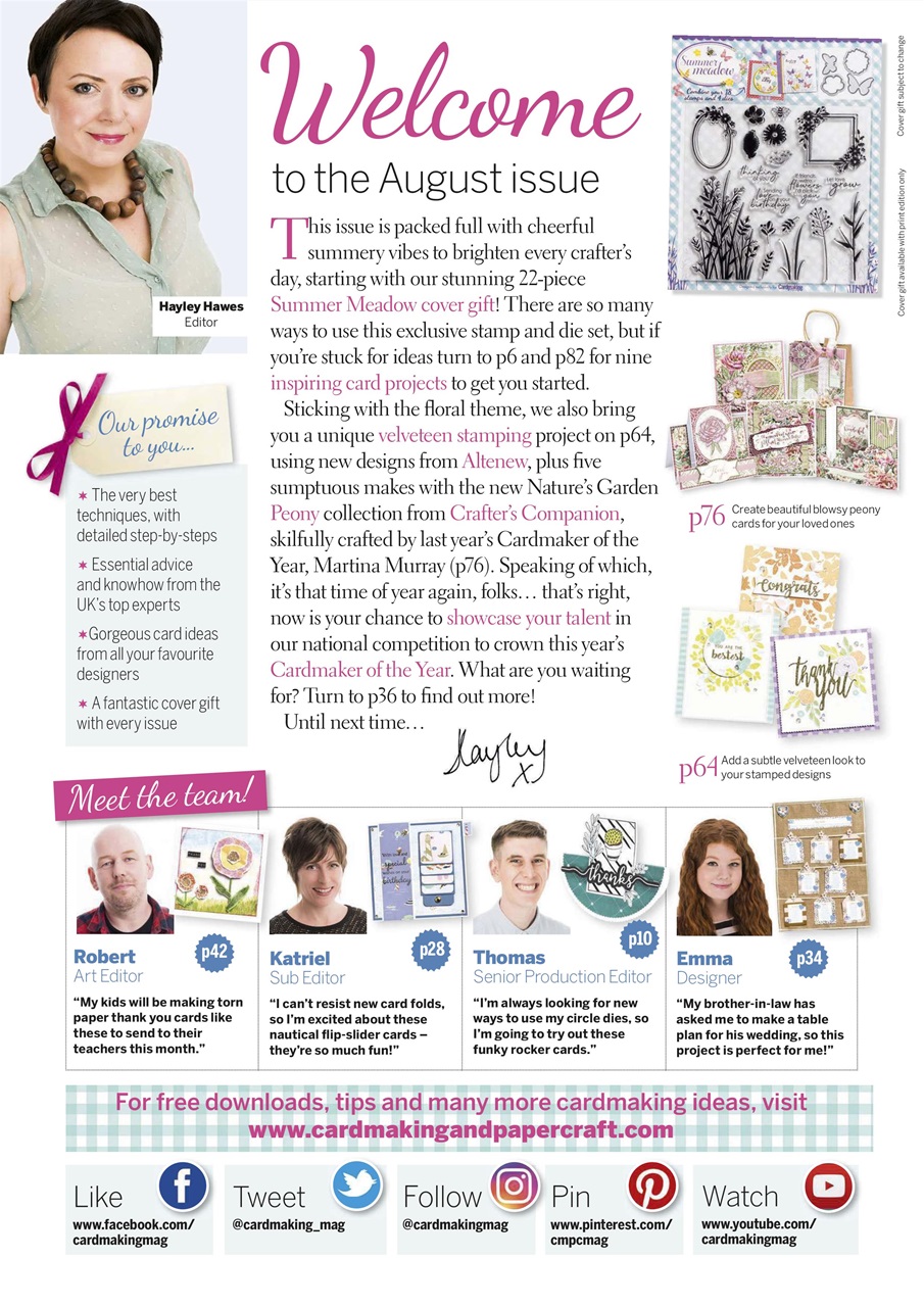 Cardmaking & Papercraft Preview Pages