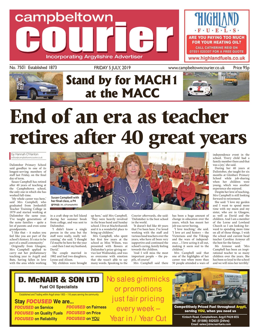 Campbeltown Courier Preview Pages