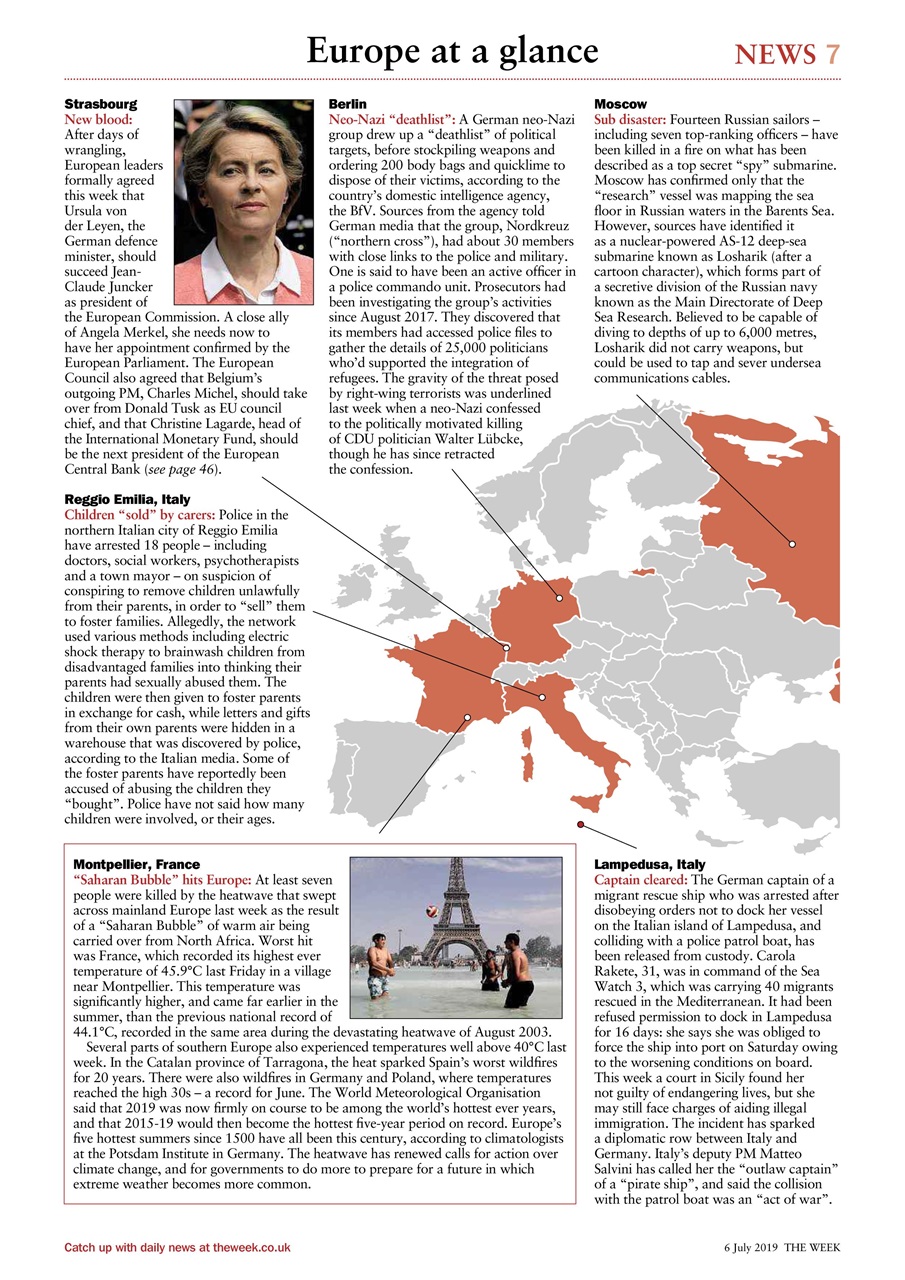 The Week Preview Pages