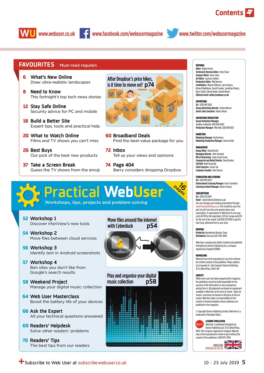 Webuser Preview Pages