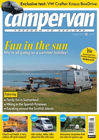 Campervan issue Fun in the Sun! - Aug 2019