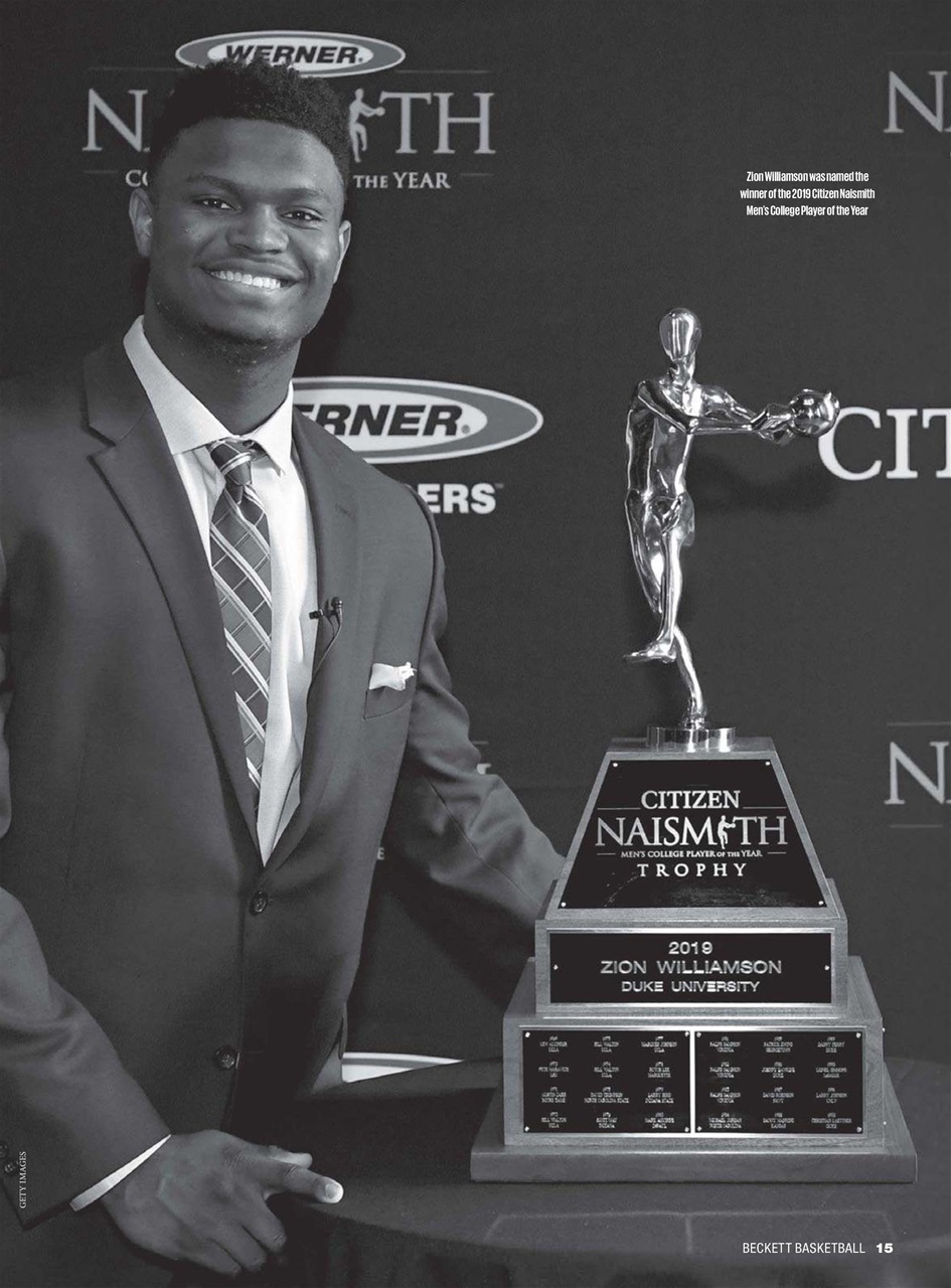 Beckett Basketball Magazine Preview Pages