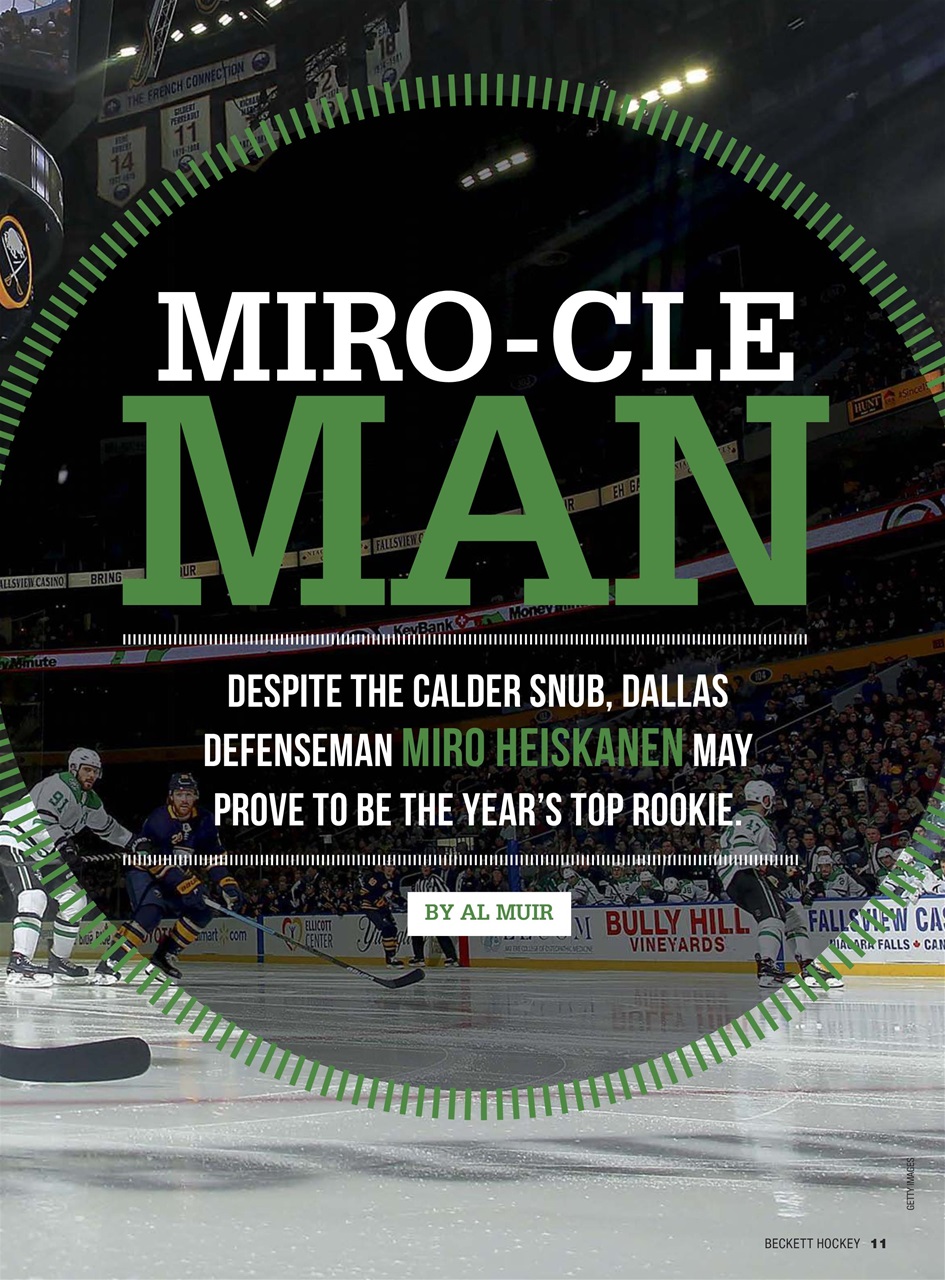 Beckett Hockey Magazine Preview Pages