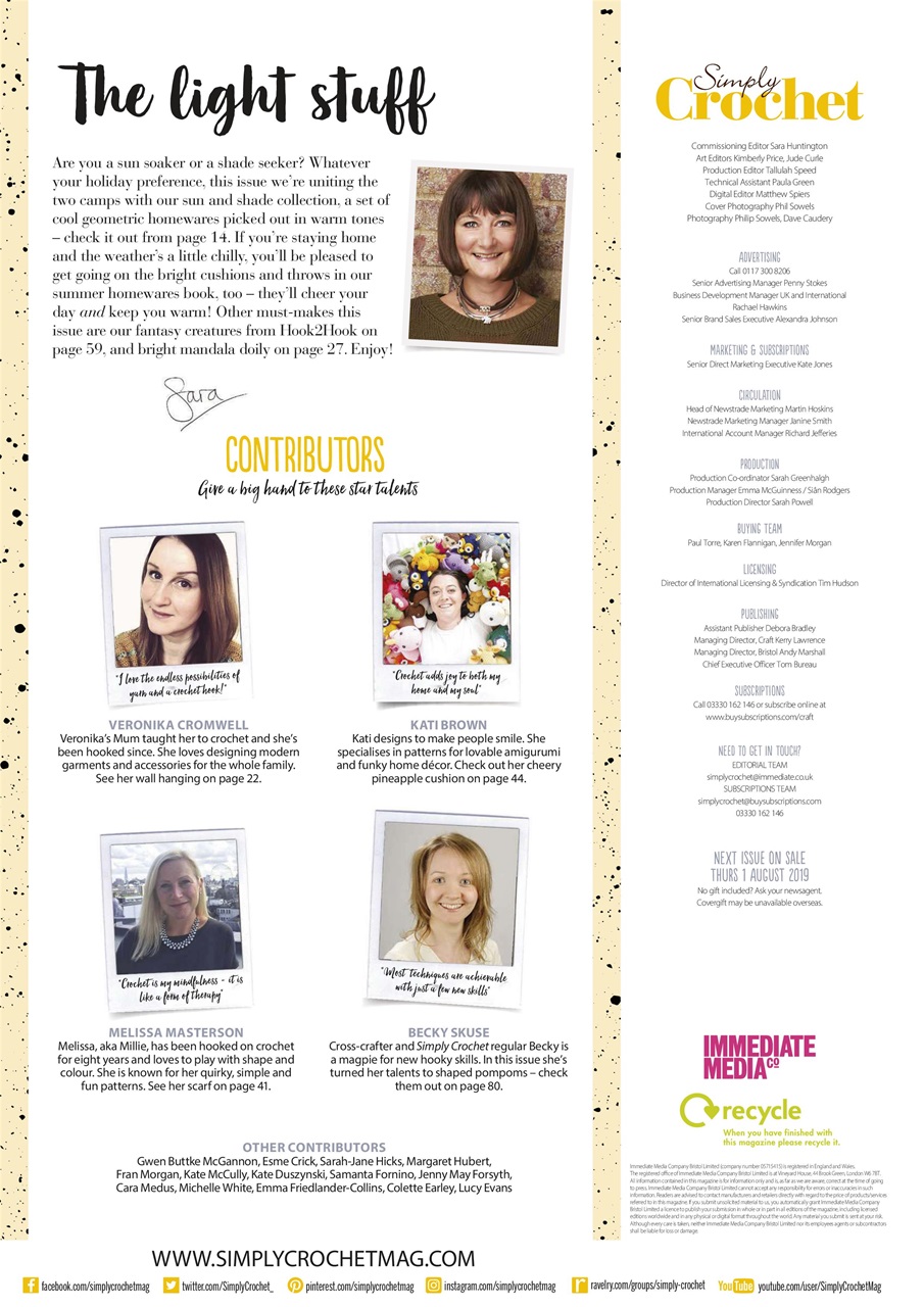 Simply Crochet Preview Pages