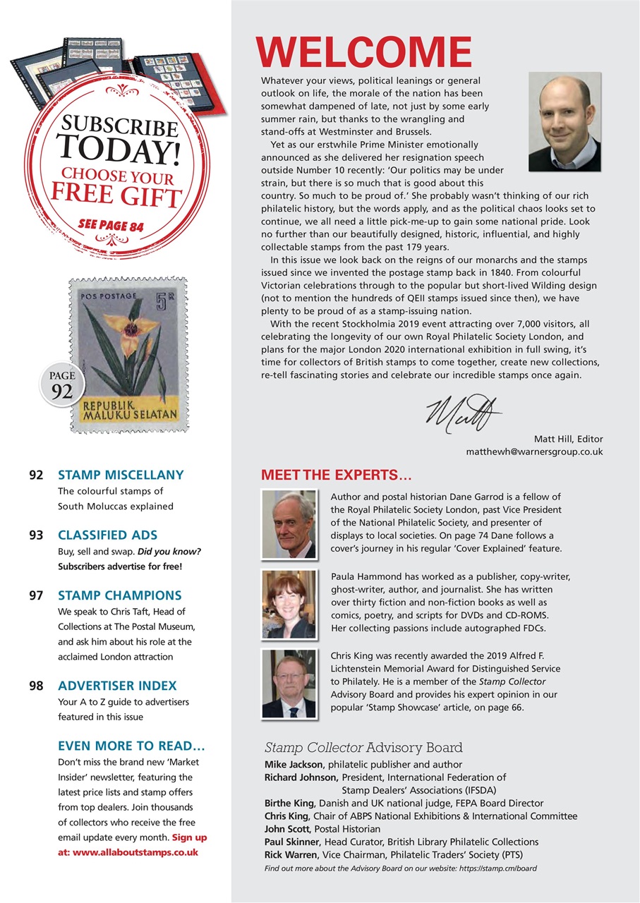 Stamp Collector Preview Pages