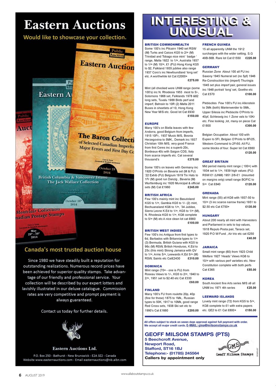 Stamp Collector Preview Pages