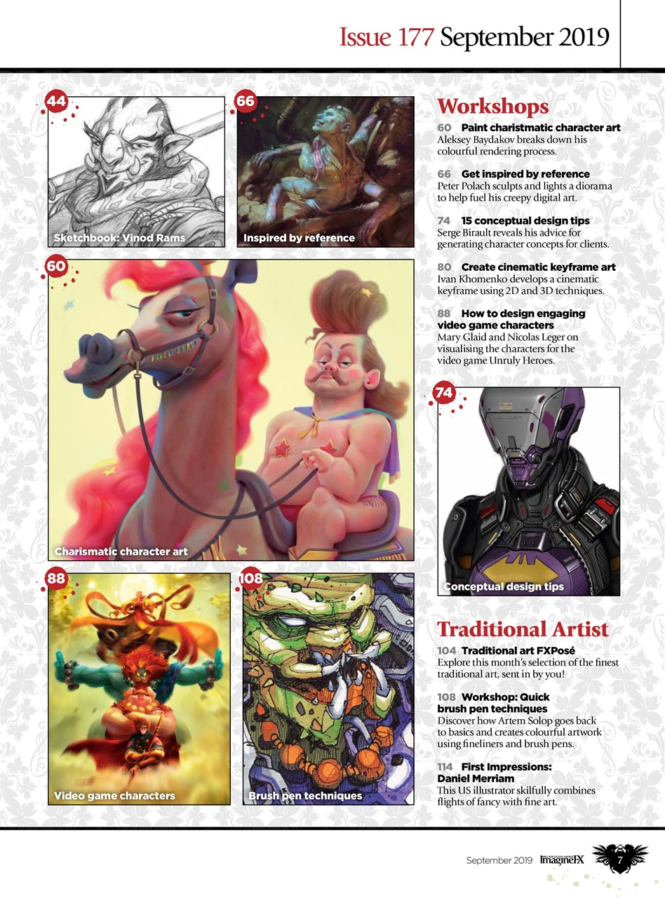 ImagineFX Preview Pages