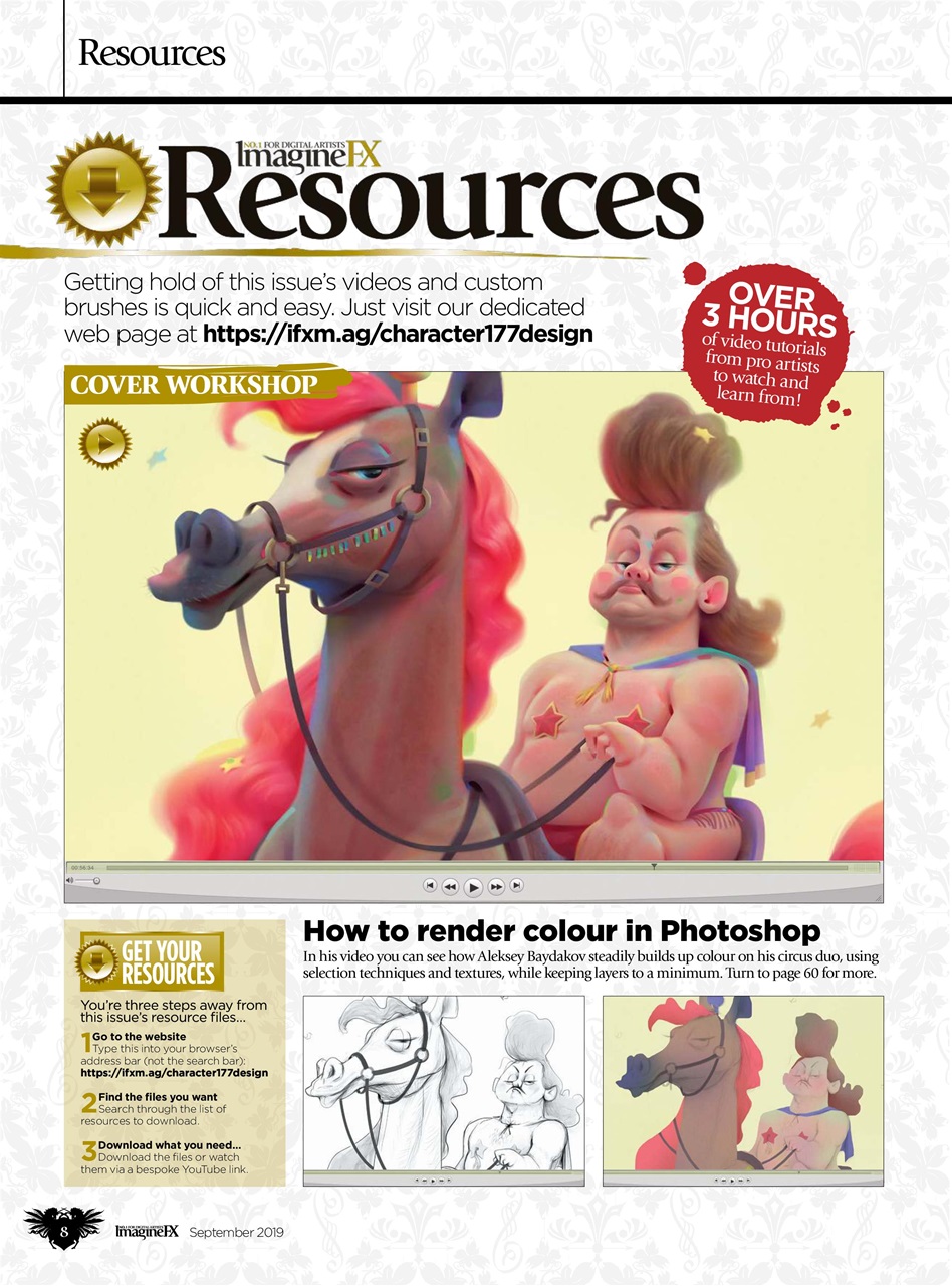 ImagineFX Preview Pages