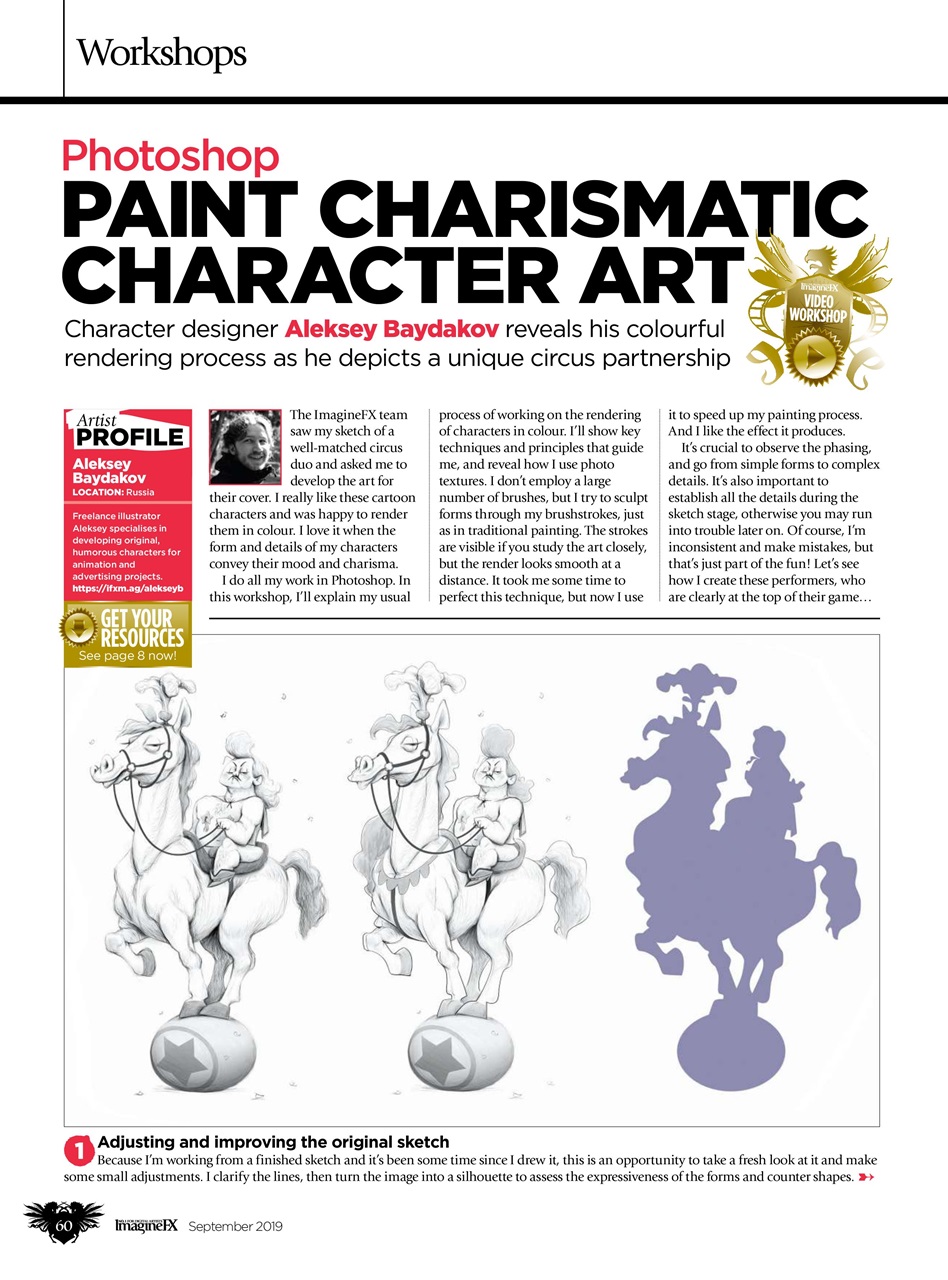 ImagineFX Preview Pages