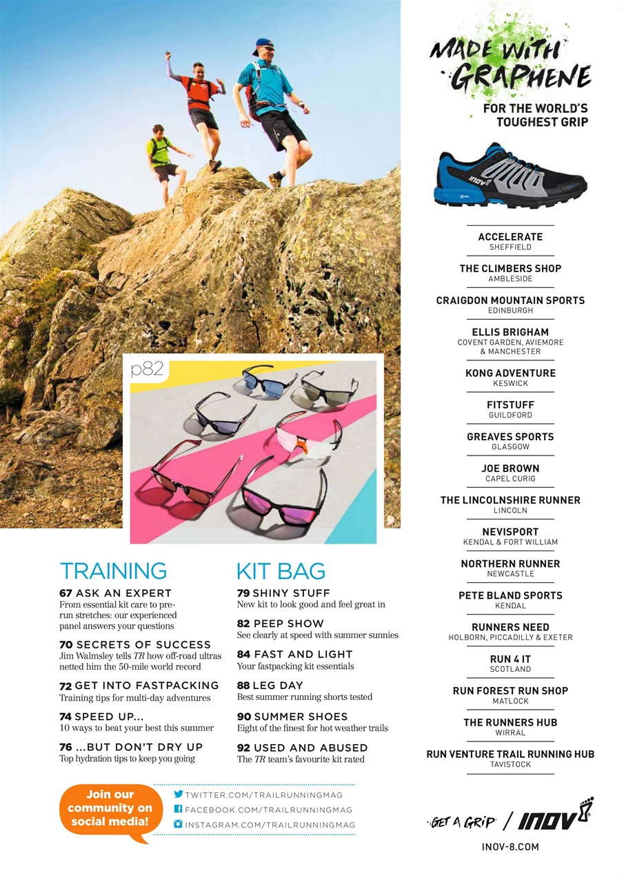 Trail Running Preview Pages