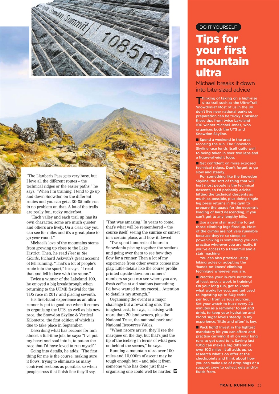 Trail Running Preview Pages