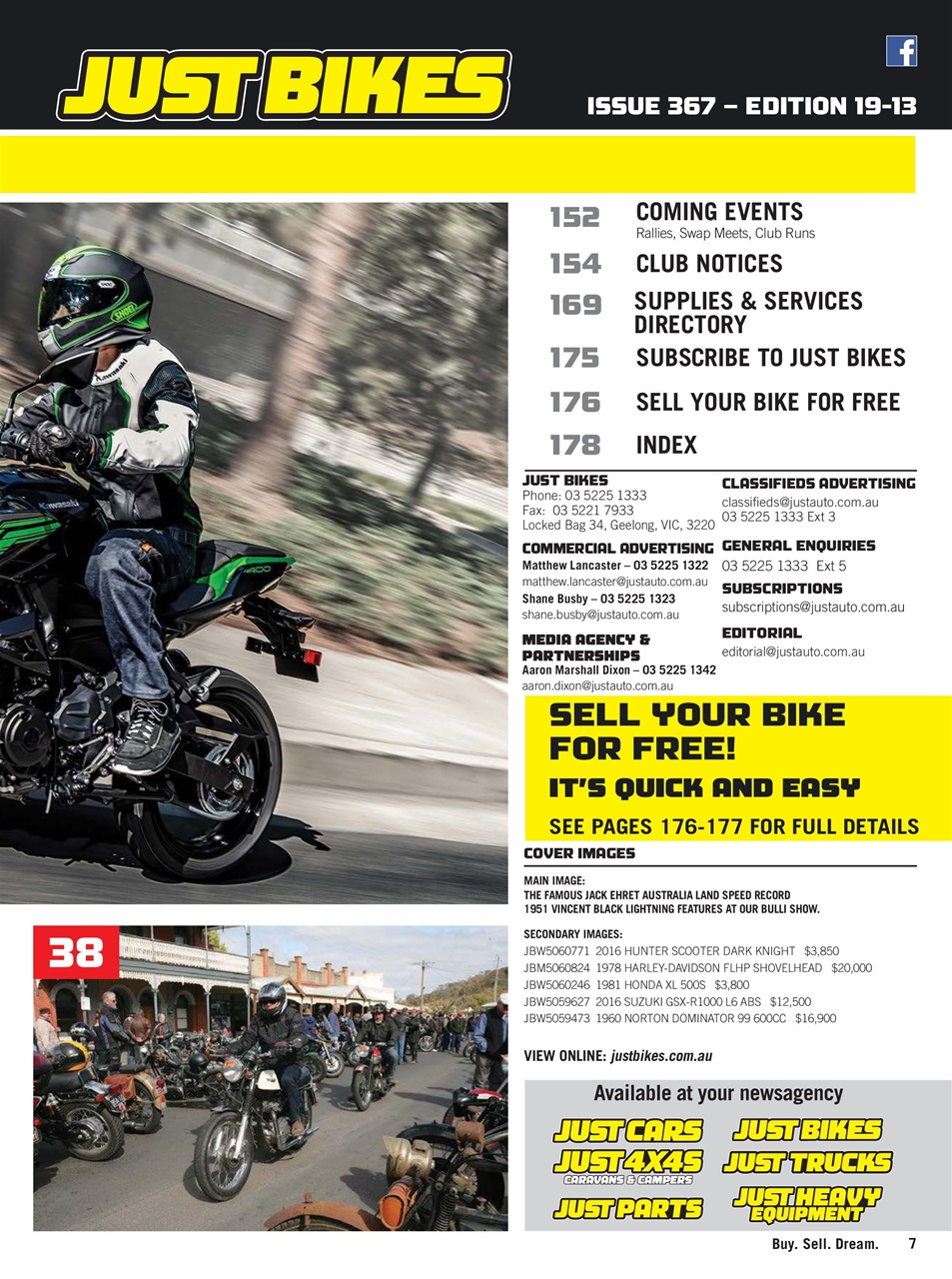 JUST BIKES Preview Pages