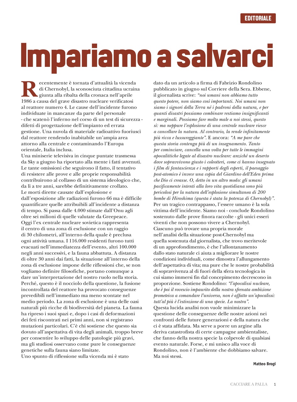 Caccia Magazine Preview Pages