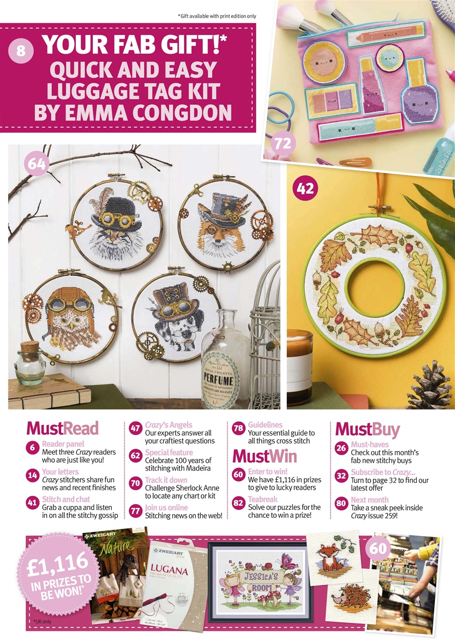 Cross Stitch Crazy Preview Pages