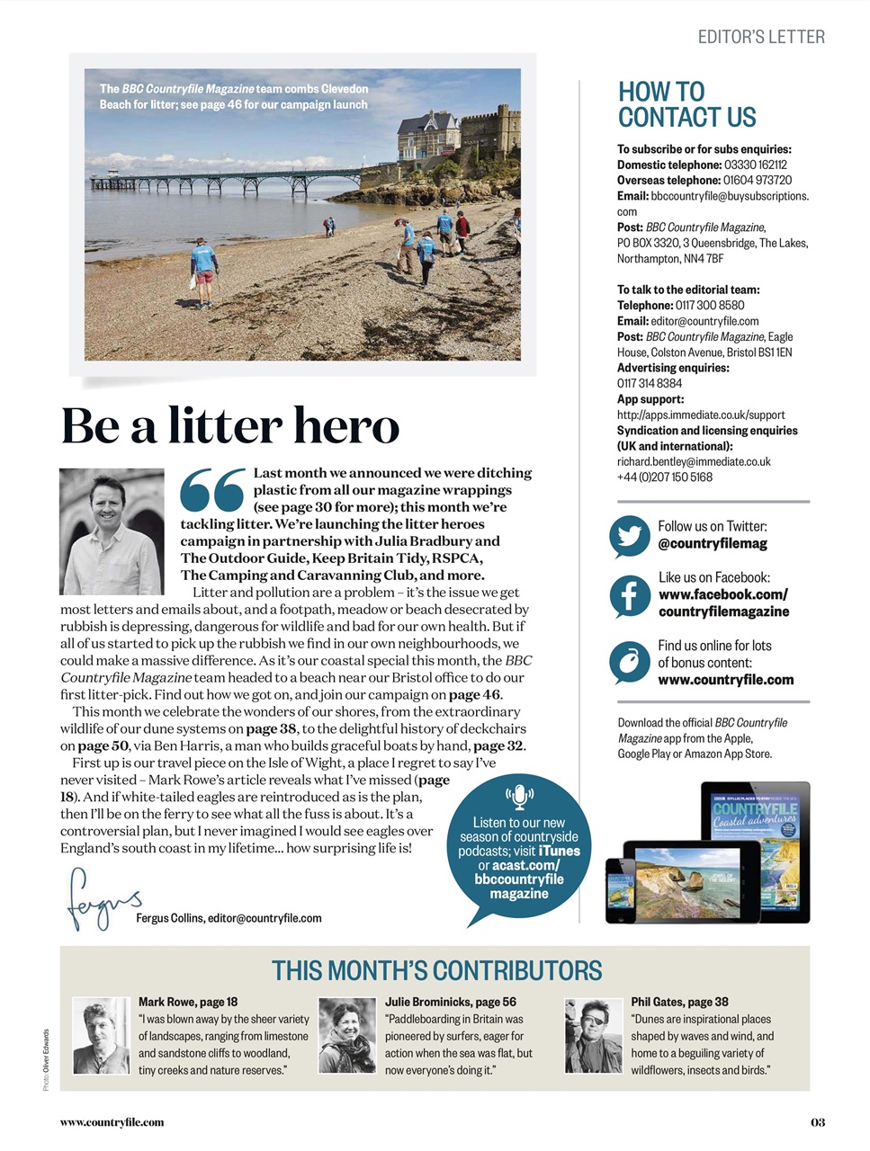 BBC Countryfile Magazine Preview Pages