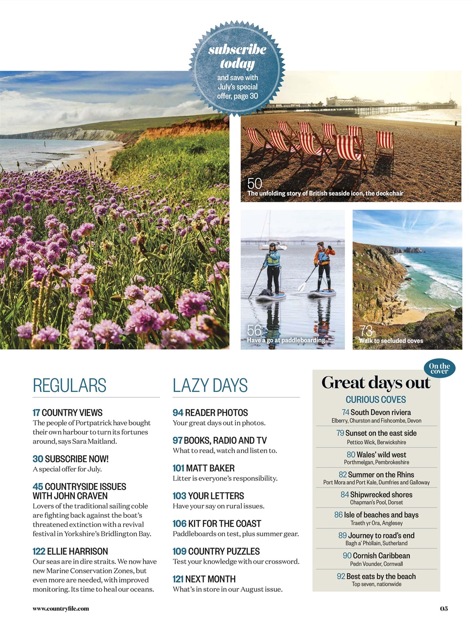BBC Countryfile Magazine Preview Pages