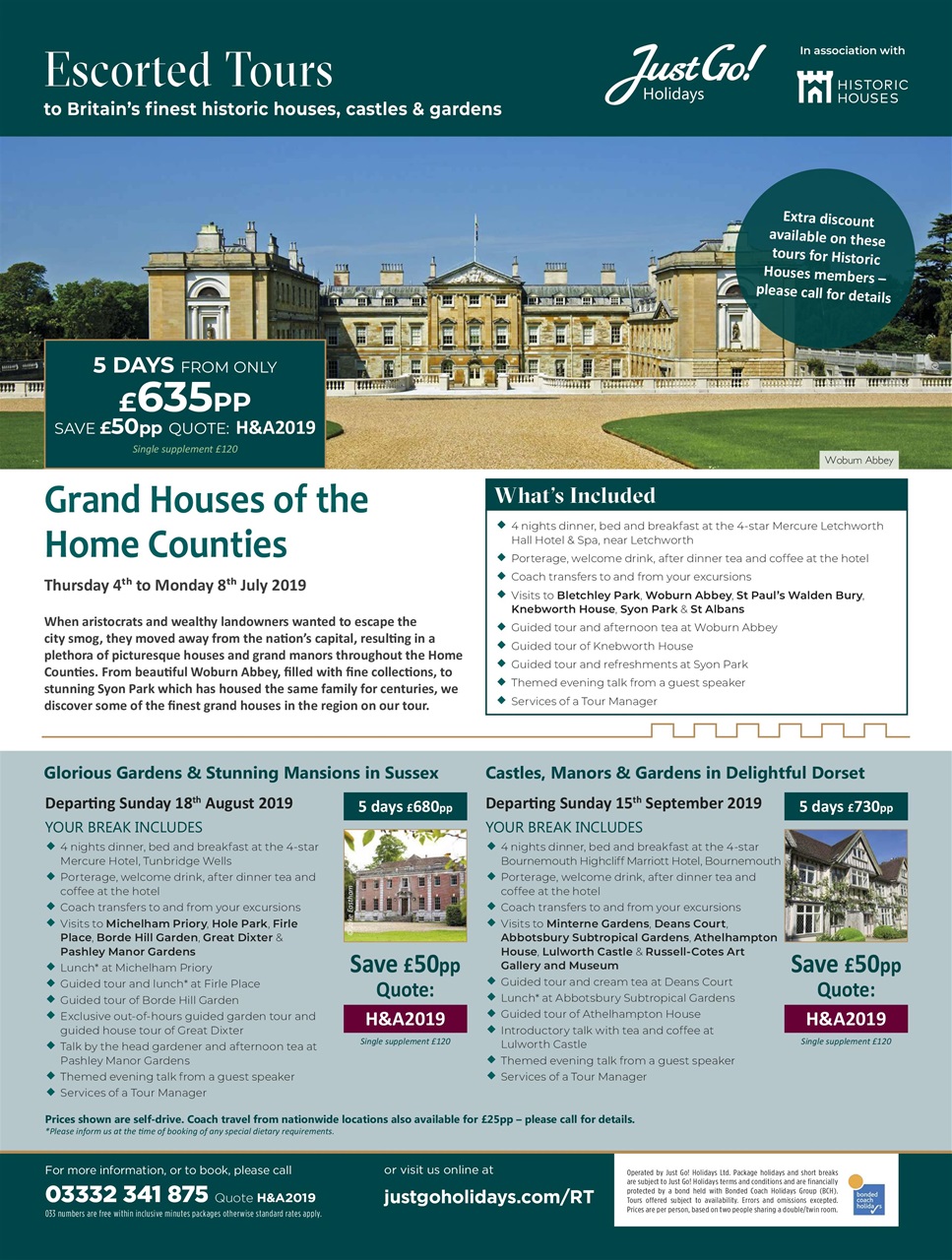 Homes & Antiques Magazine Preview Pages