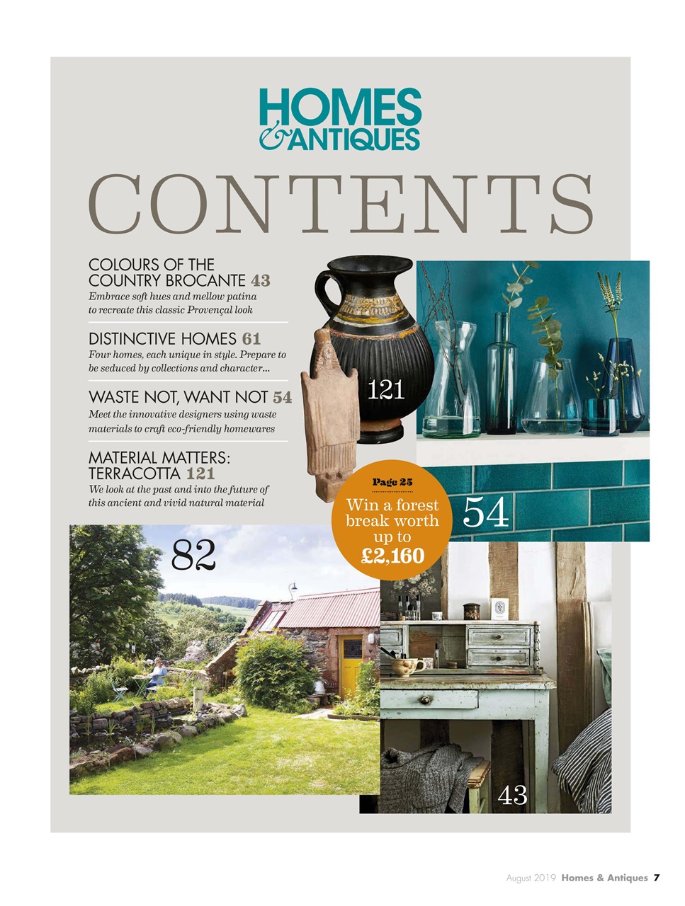 Homes & Antiques Magazine Preview Pages