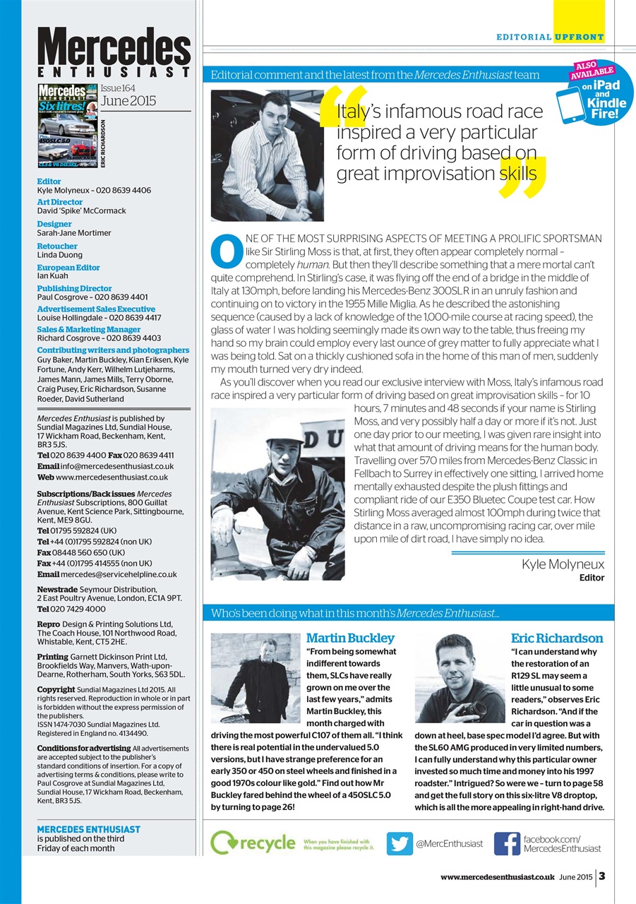 Mercedes Enthusiast Preview Pages
