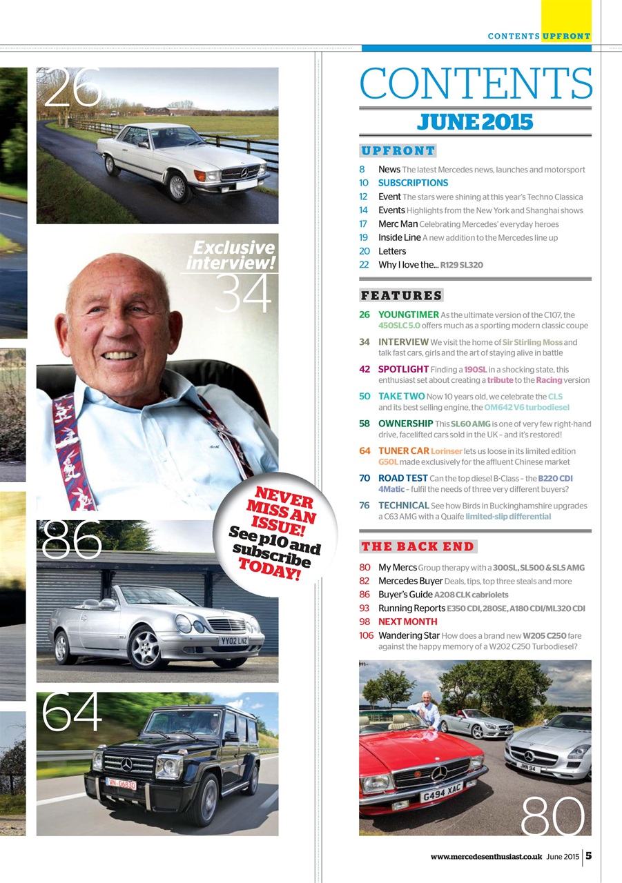 Mercedes Enthusiast Preview Pages