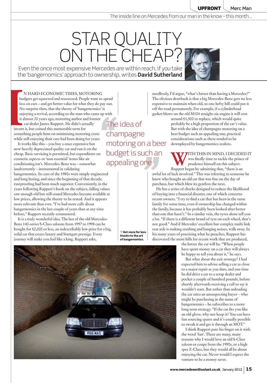 Mercedes Enthusiast Preview Pages