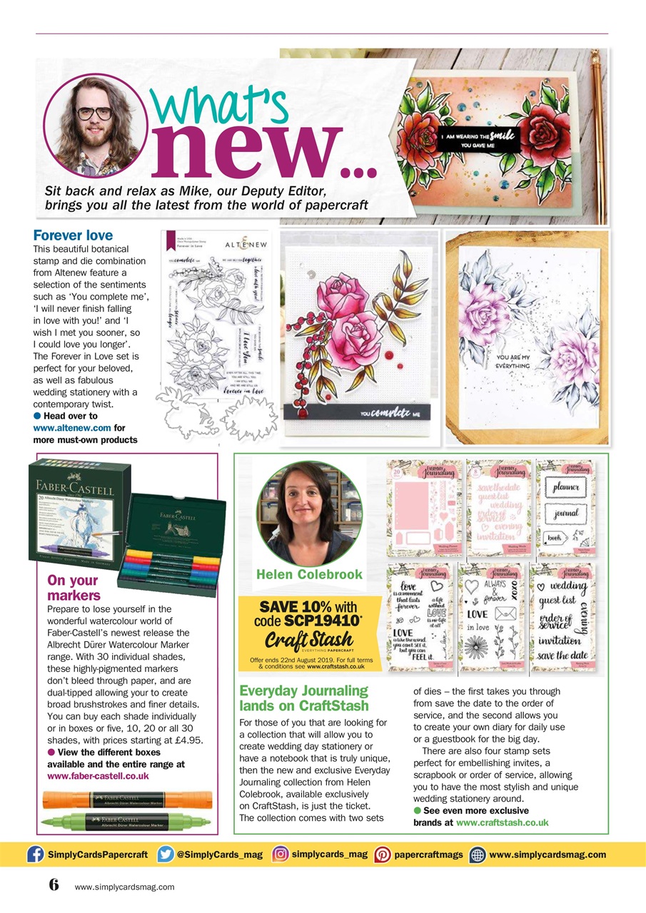 Simply Cards & Papercraft Preview Pages