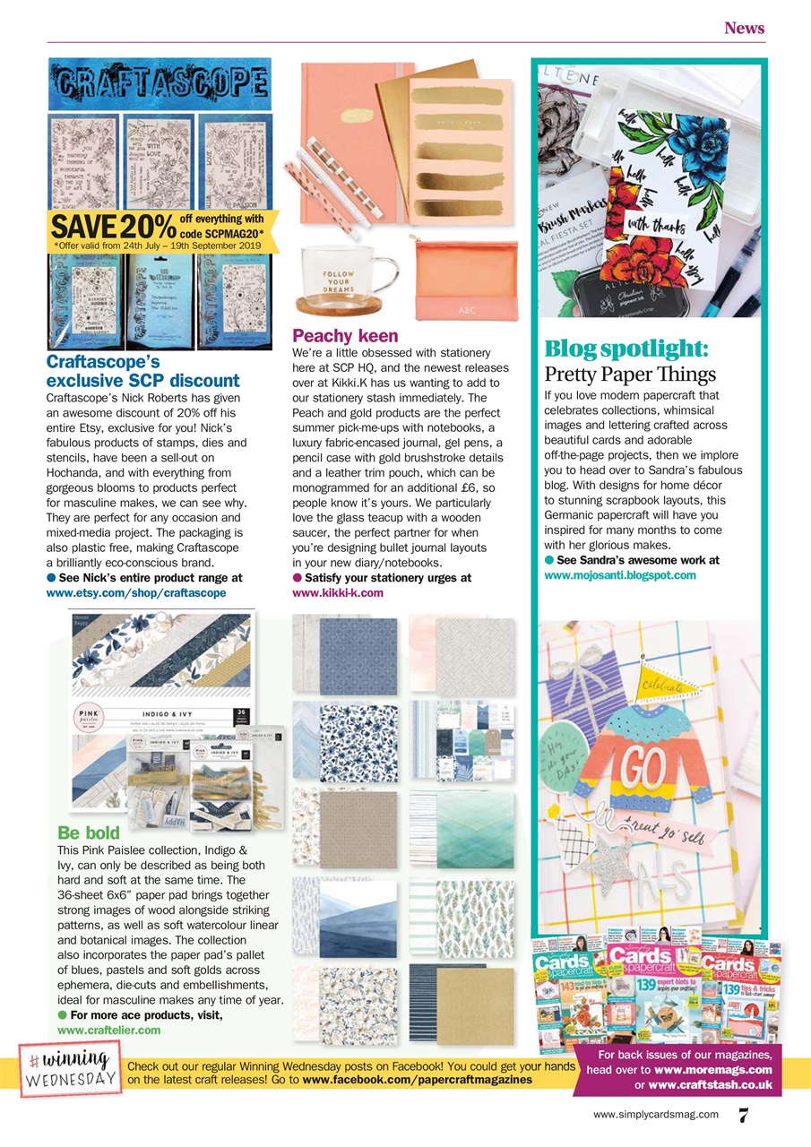 Simply Cards & Papercraft Preview Pages