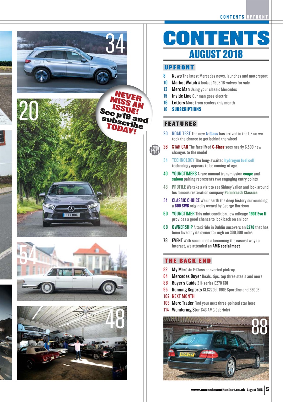Mercedes Enthusiast Preview Pages