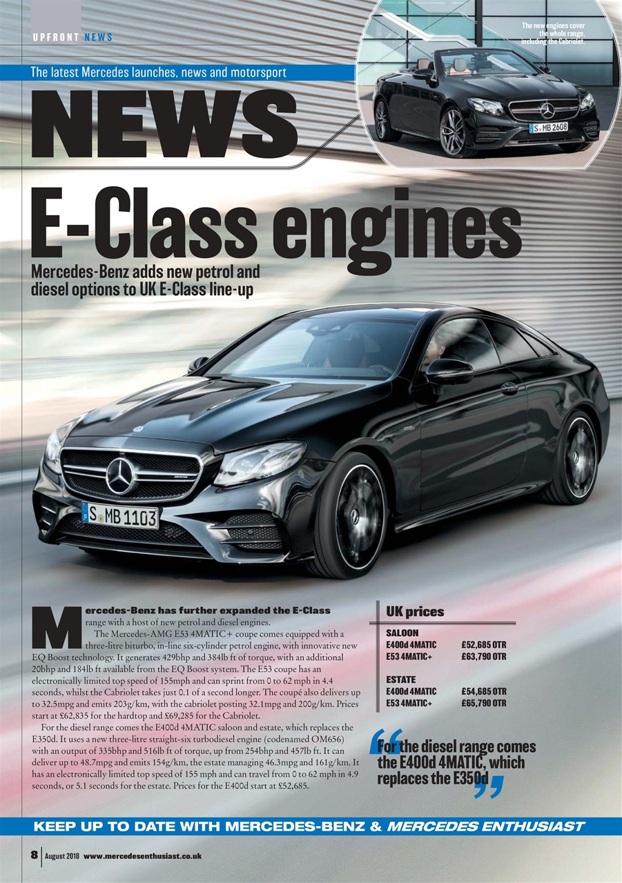 Mercedes Enthusiast Preview Pages