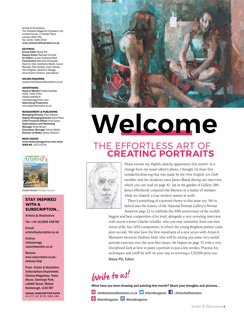 Artists & Illustrators Preview Pages