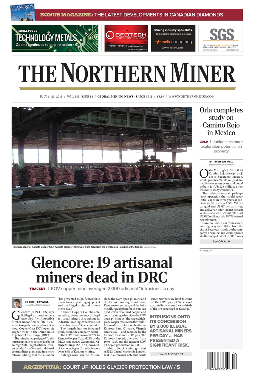 The Northern Miner Preview Pages