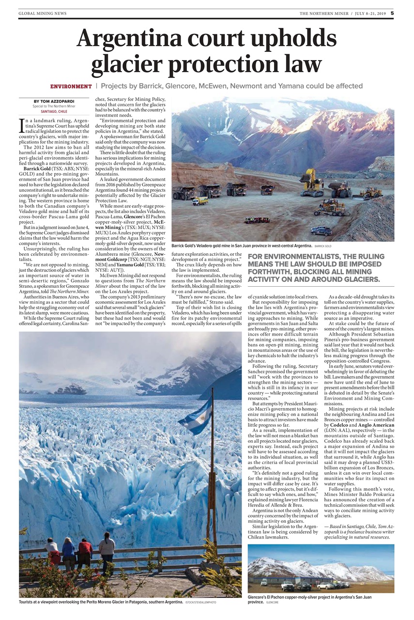 The Northern Miner Preview Pages