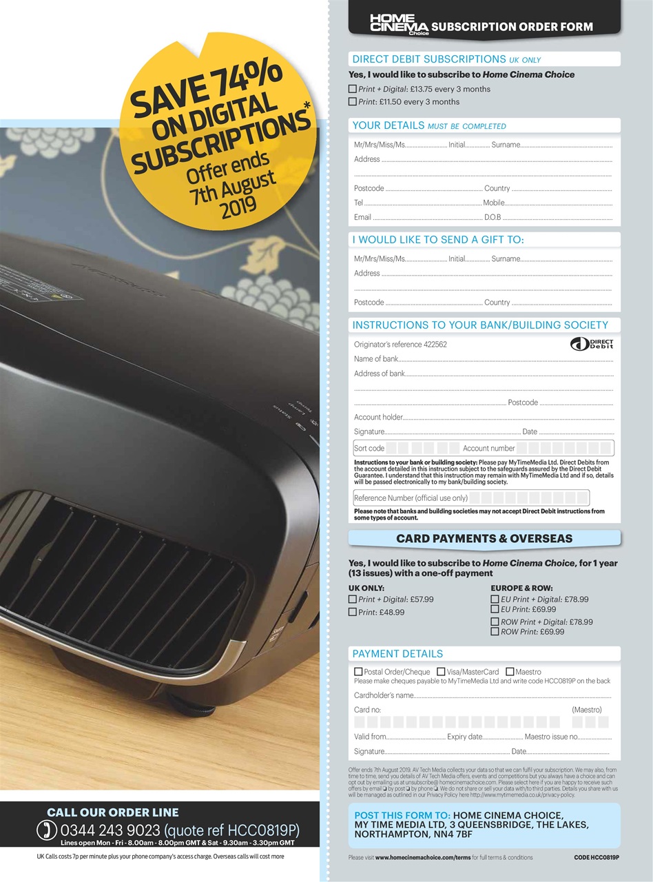 Home Cinema Choice Preview Pages